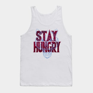 Stay Hungry Valour Blue Team Maroon Tank Top